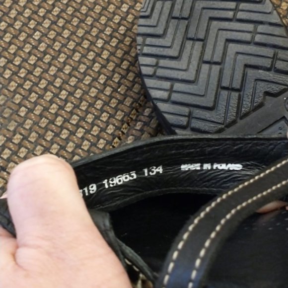 Sanita Black Strap Clogs Size 39 - Picture 4 of 8